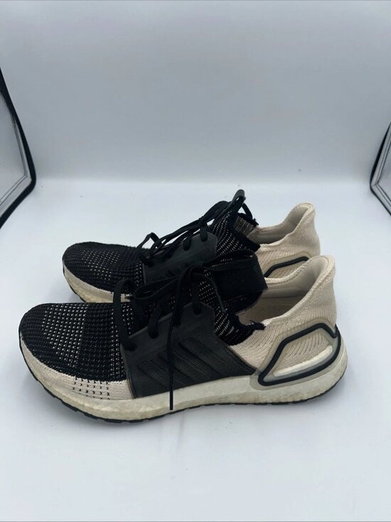 Adidas Ultraboost 19 Shoes Mens Size 8.5 Black Gray Blue Road Running G27506 main image 4